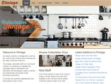 Tablet Screenshot of flintage.com